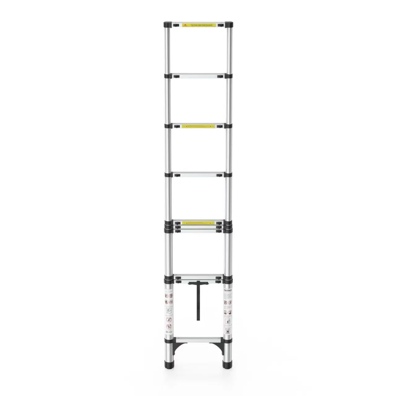 Lightweight Aluminum Telescopic Foldable Adjustable Multi-Position Ladder with High Load Capacity