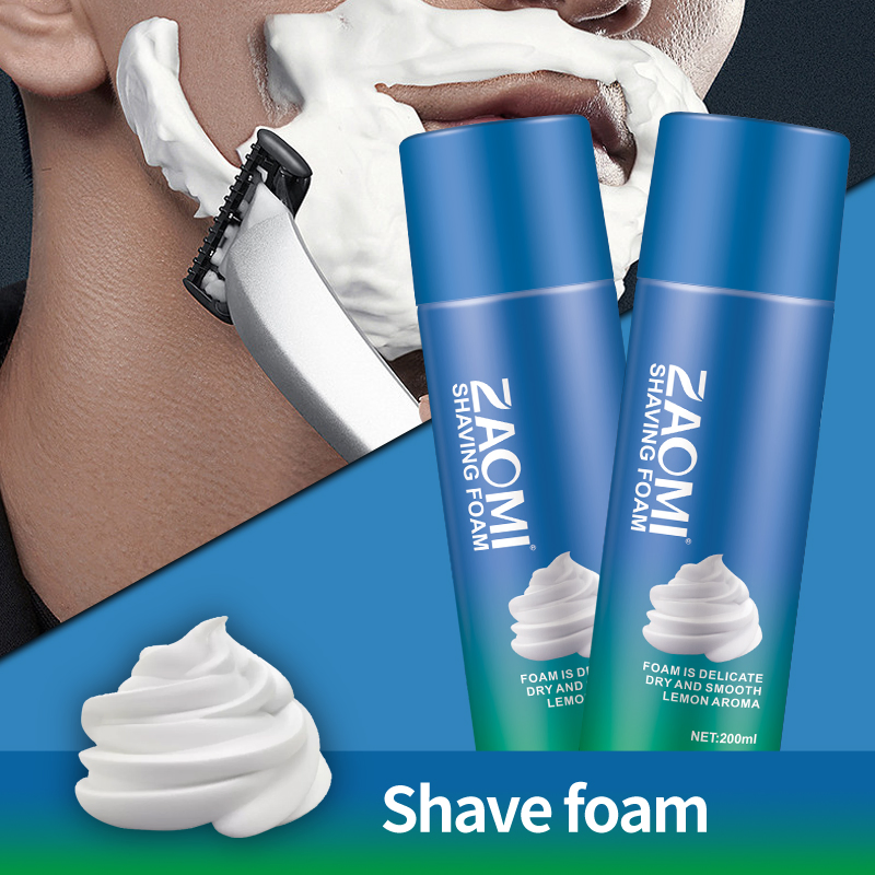 Private Label Shaving Foam Mousse Beard Softening Men's Gel Shaving Foam