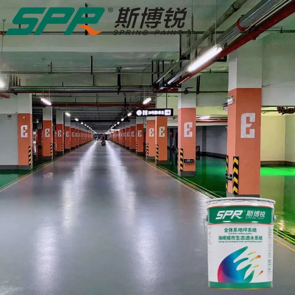 Seamless Dustproof Epoxy Resin Flat Coating Floor for Industries Production Industries