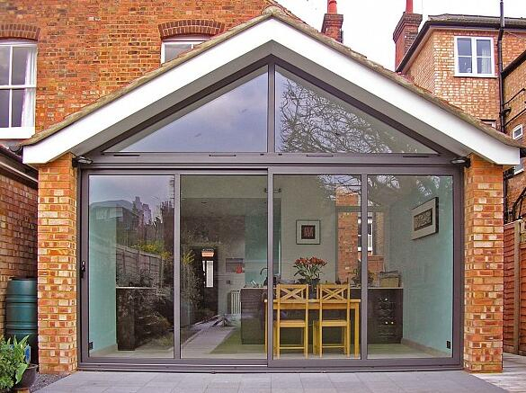 Low E Glass Aluminum Double Glazing Sliding Door