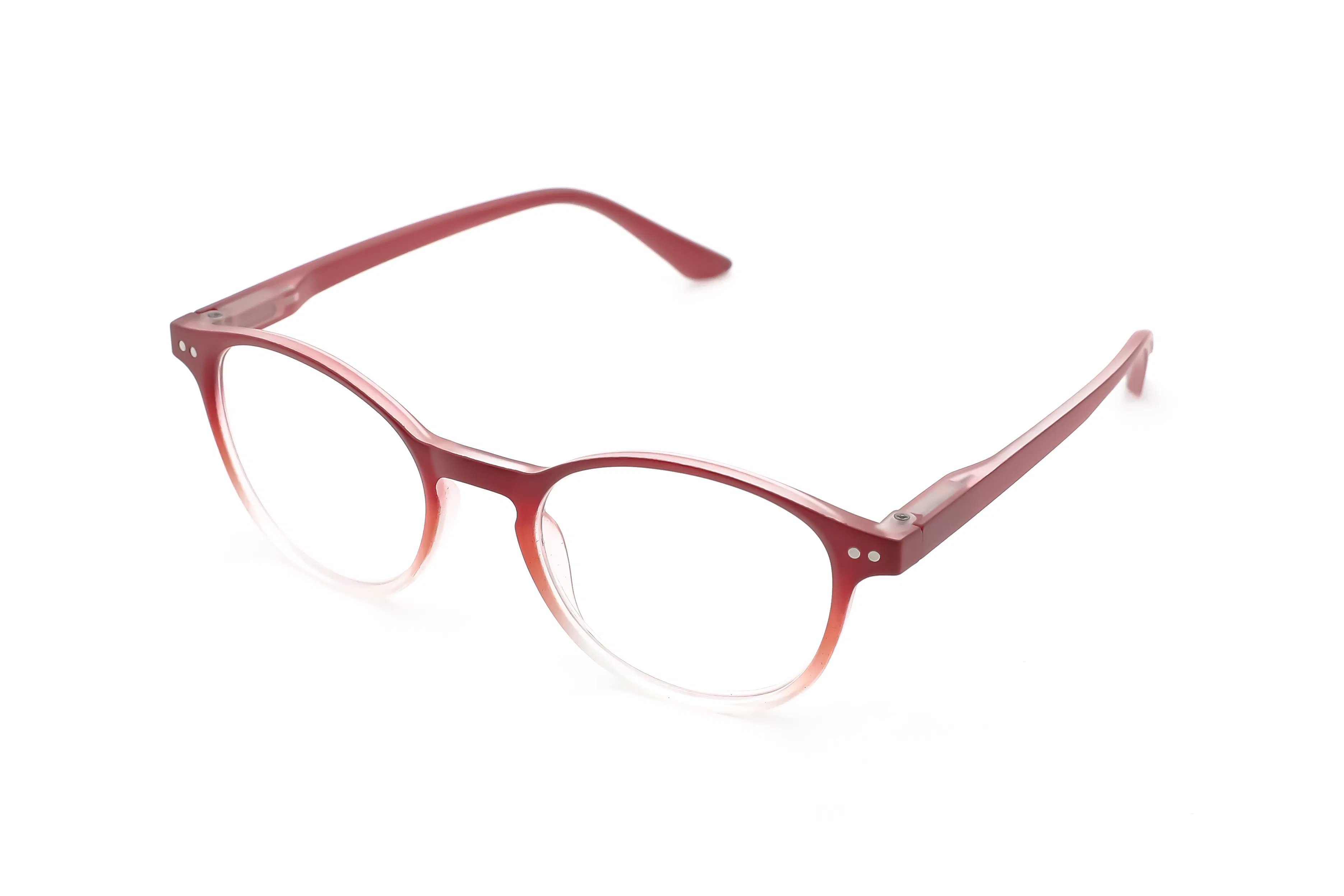Trendy Round Gradient Color Reading Glasses for Stylish Vision