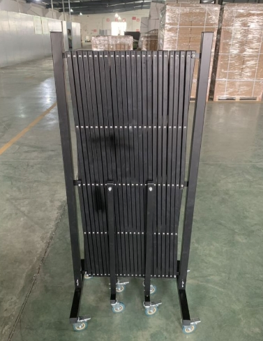 Extension Folding Fence with Wheels