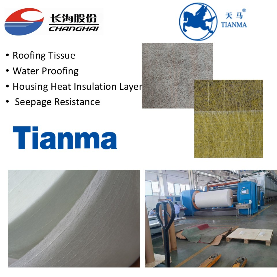 Fiberglass Roofing Tissue/ Surface Tissue, Water Proofing, Seepage Resistance