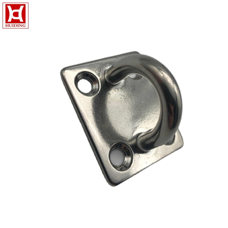 Strong Durable Sunshade Square Ring Hooks Pad Eye Plate Shackles