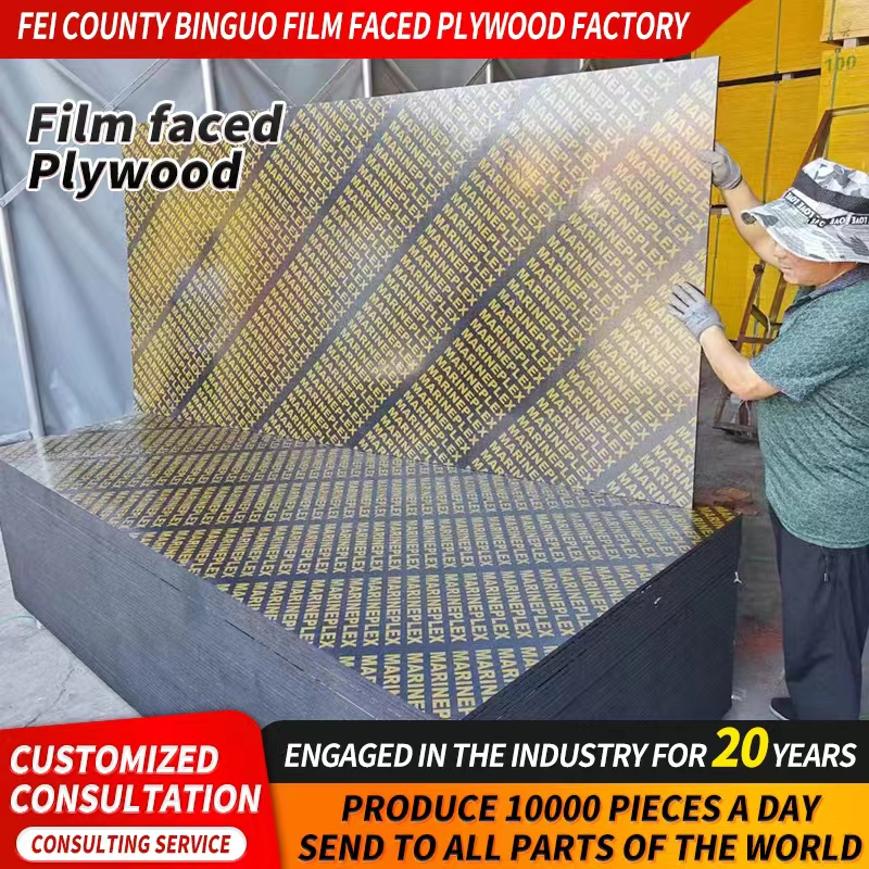 China Good Price Black Film Faced Plywood Slab Column Formwork