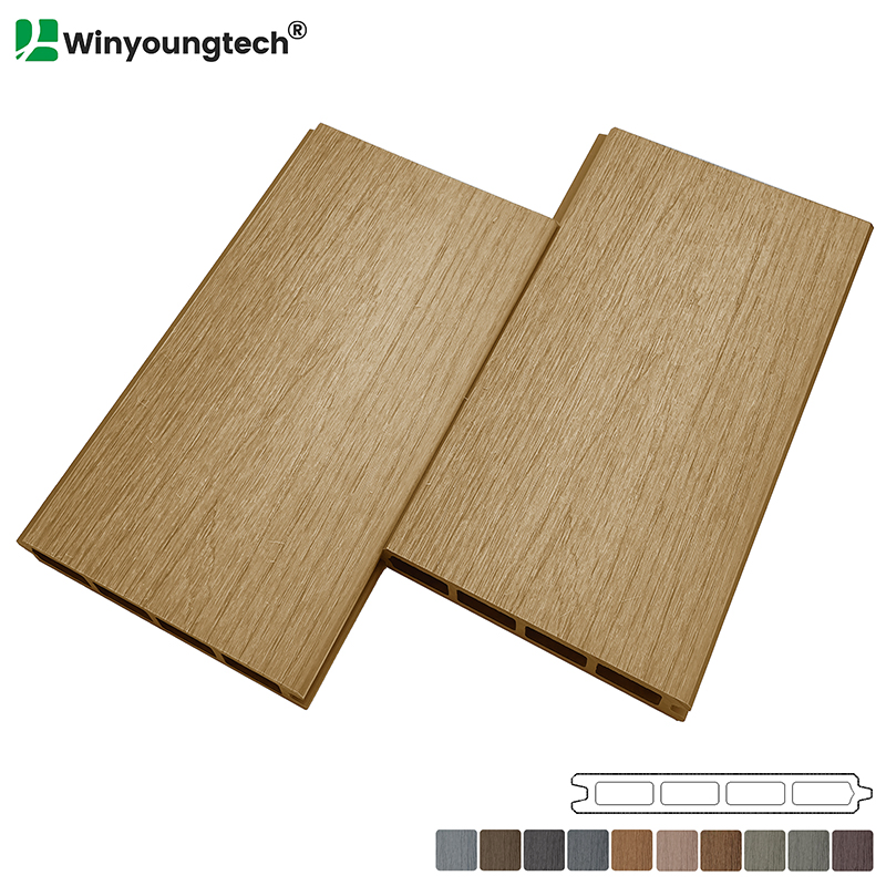 Wholesale Customized Co-Extrusion WPC Fence Waterproof Wood Plastic Composite Privacy Fencing