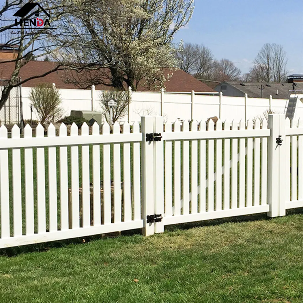 Modern PVC Fence Snap Together Assembled Semi Privacy Moisture Resistant Balcony Partition