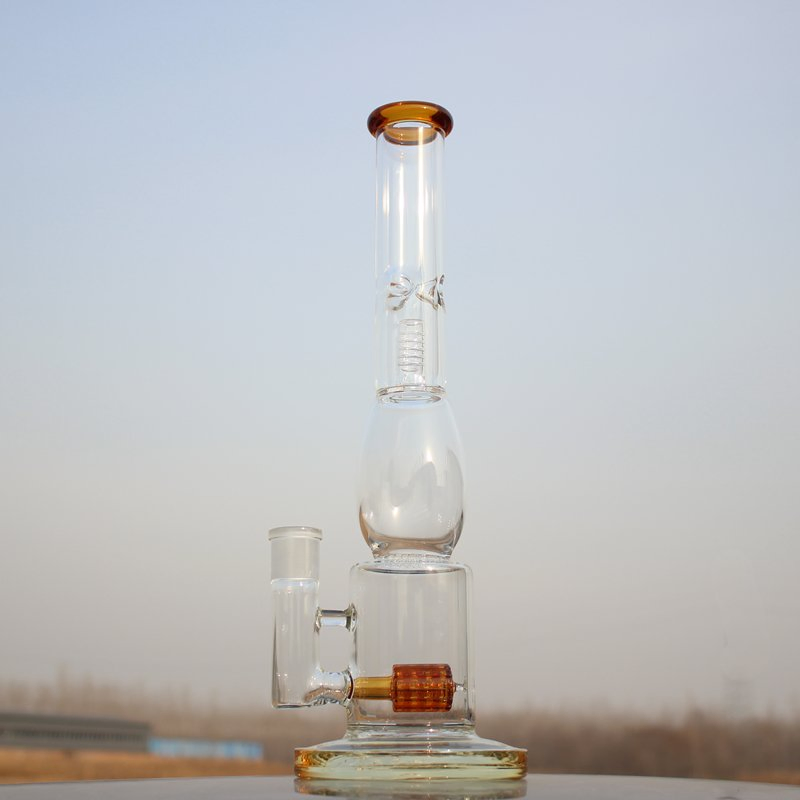 Hot Selling Straight Glass Tube with Perc Water Pipes