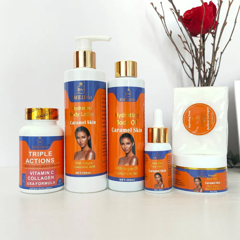 Natural Beauty 7 Days Caramel Skin Beauty Skin Care Set Oily Rejuvenation Brightening Caramel Skin Care Kit