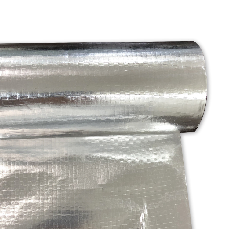 Heat Insulation Materials N Construction Aluminum Foil Coated with Fiberglass Fabric