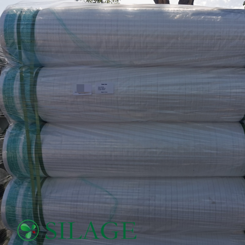 1.23*3000m Quality White Color Bale Wrap Net for Canada