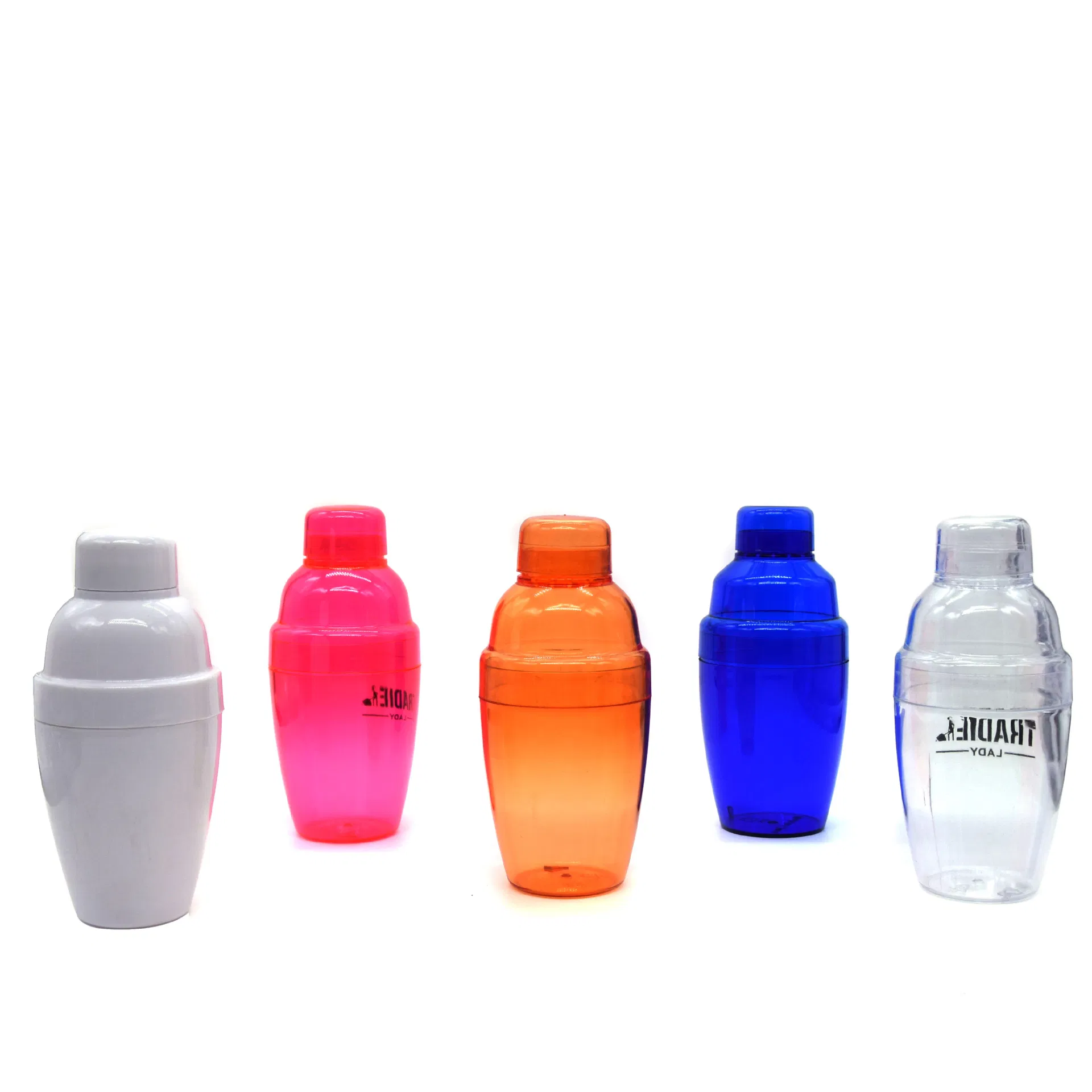 Пластиковый коктейльный шейкер PP с нанесением логотипа