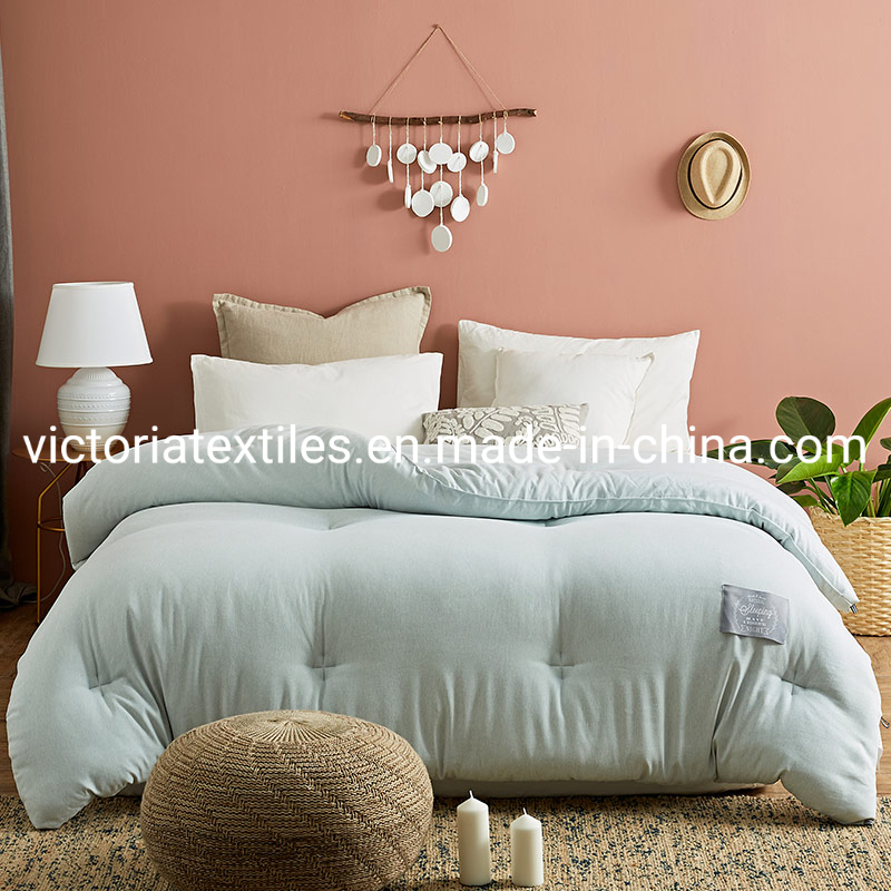 All Season Pre Washed Soft Microfiber White Goose Down Alternative Comforter 4 Colors