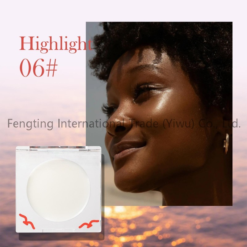 Stock Full Clear 28.5mm Pan Square Blusher Packaging Custom Logo Pressed Eyeshadow Pigment Powder Concealer Foundation Case