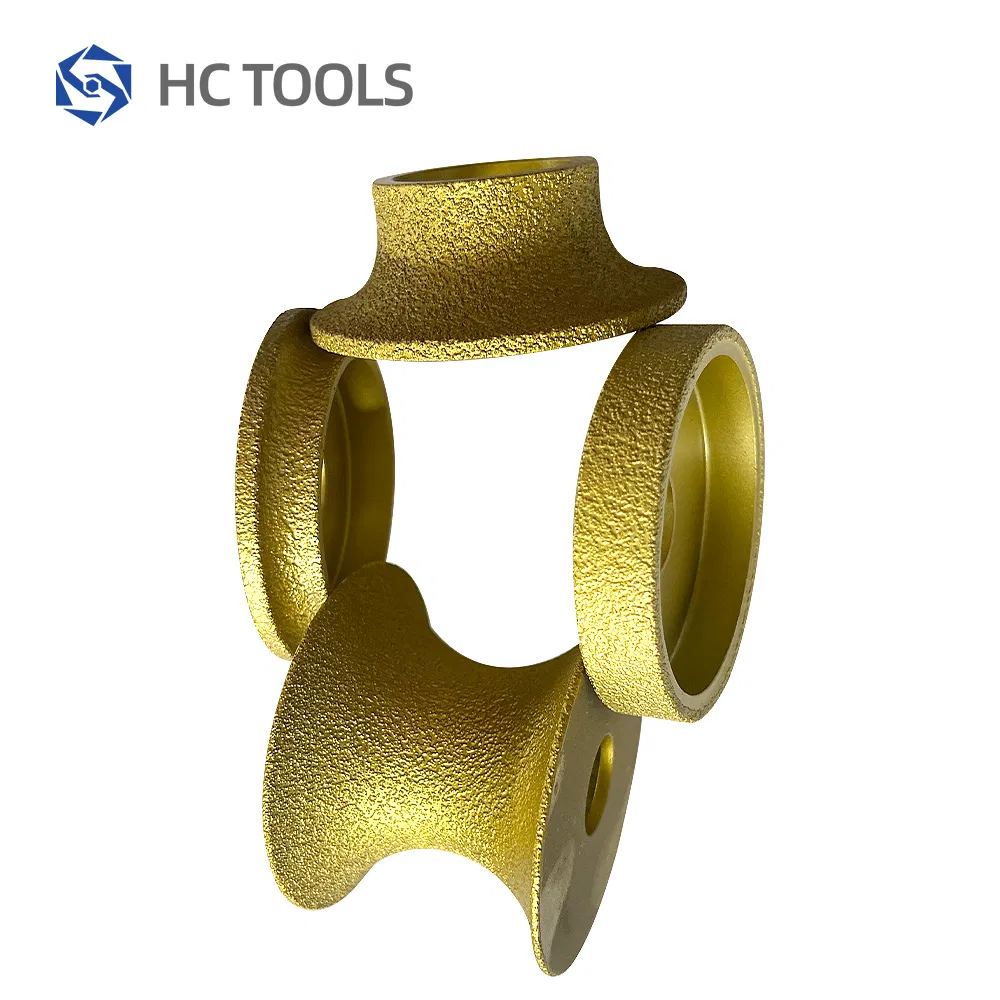 Hot Sale 75mm Vacuum Brazed Diamond Grinding Cup Wheel Edge Polishing for Pebble Marble