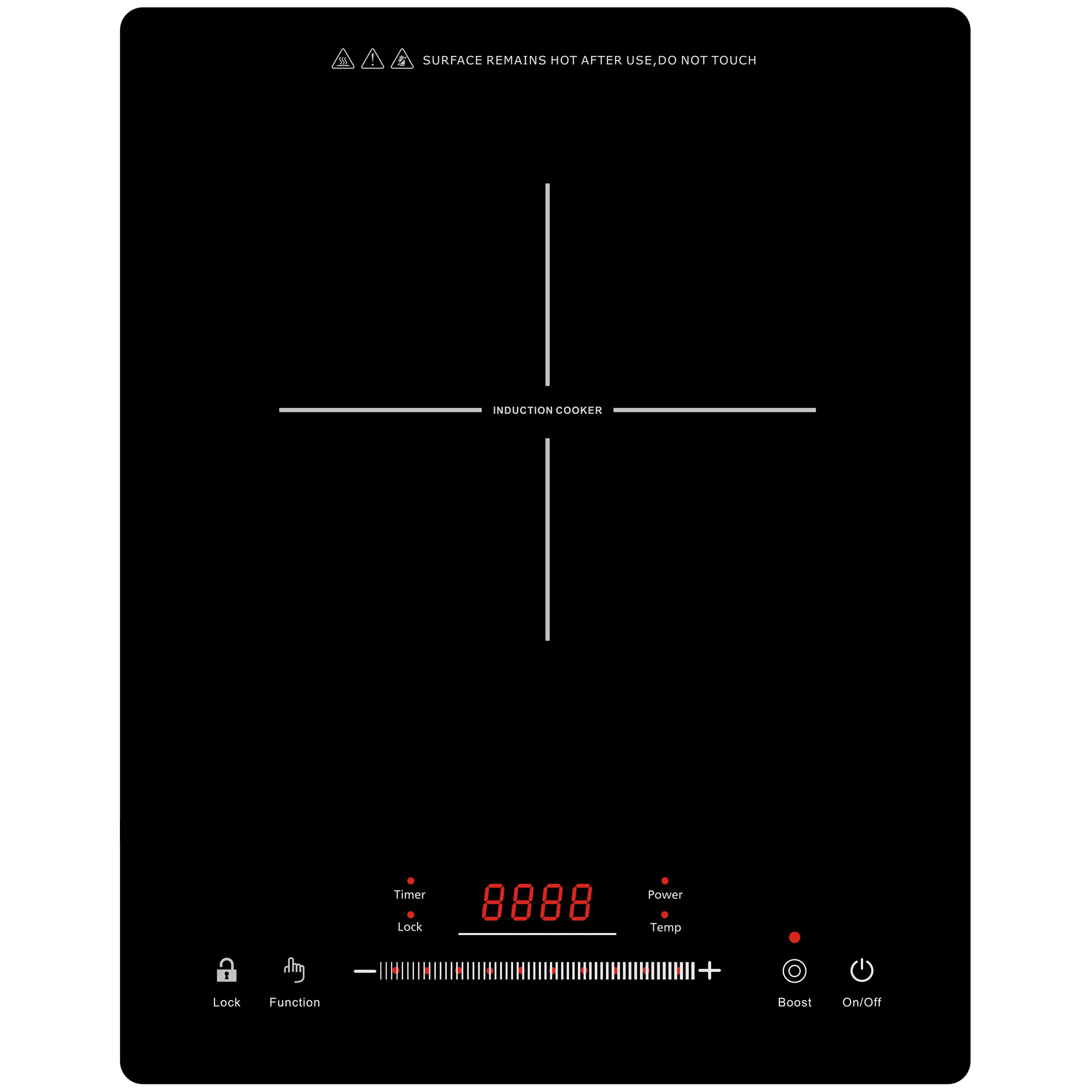 Best Portable Induction Cooktop Single Sensor Sensitive Control with Slider Funciton