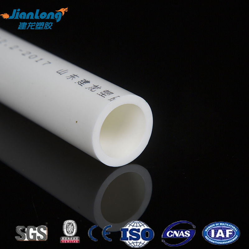 Wholesale White 20-160mm PPR Plastic Pipe Cold and Hot Water Supply PPR Pipe