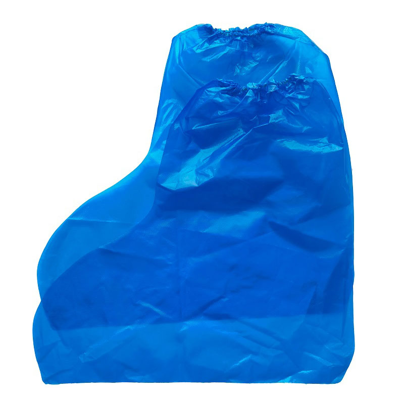 Disposable Boot Covers Plastic Long Waterproof Shoes Cover Over The Knee Shoes Cover for Men Women
