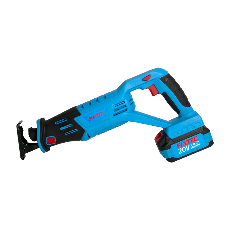 Fixtec Battery-Operated Wireless Reciprocating Cutting Tool 20V Cordless High Power Mini Saw