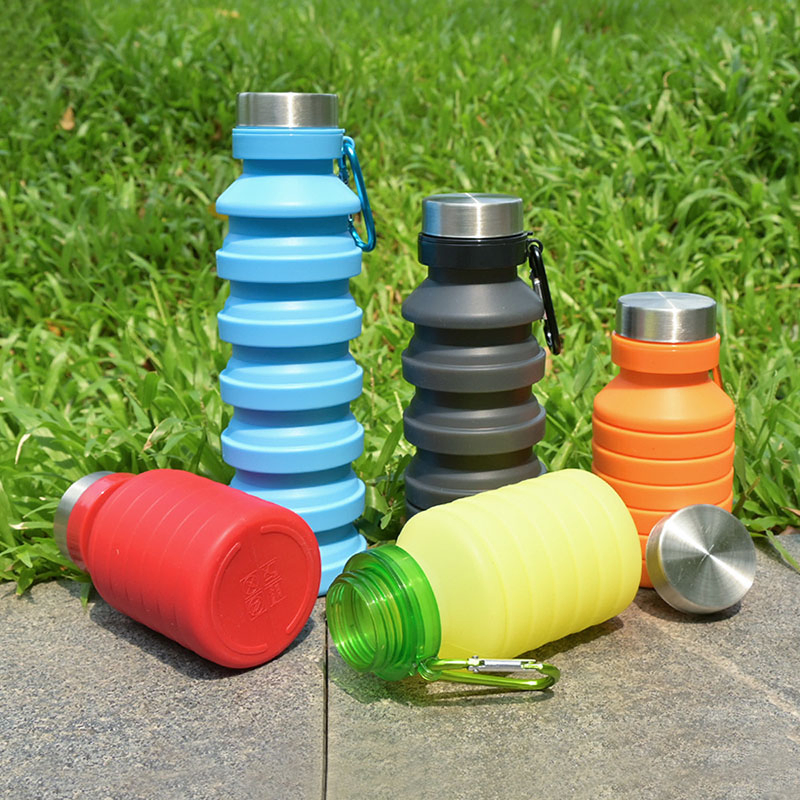 Складная силиконовая кружка 550 мл