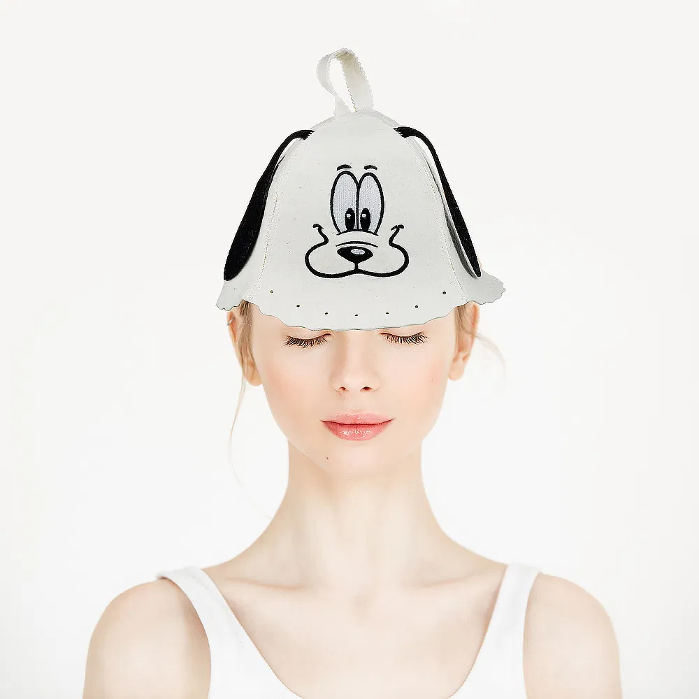 Thermal-Blocking Wool Felt Headgear for Sauna - 2mm Dense Material & Color Design