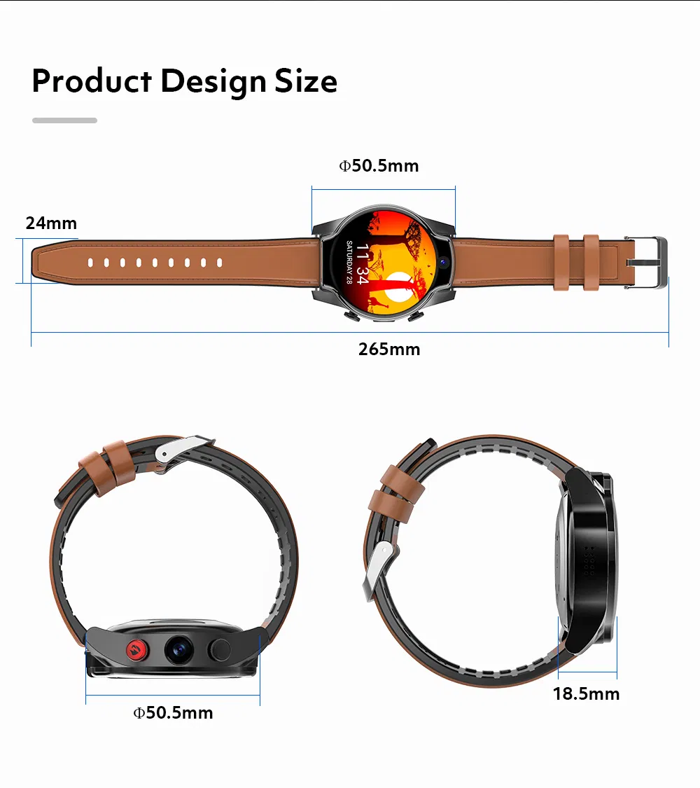 Умные часы Reinbeauty Lem14 с 4G, пульсометром и слотом для SIM