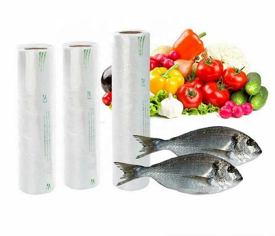 Plastic Large Produce Roll Bags for Food Storage