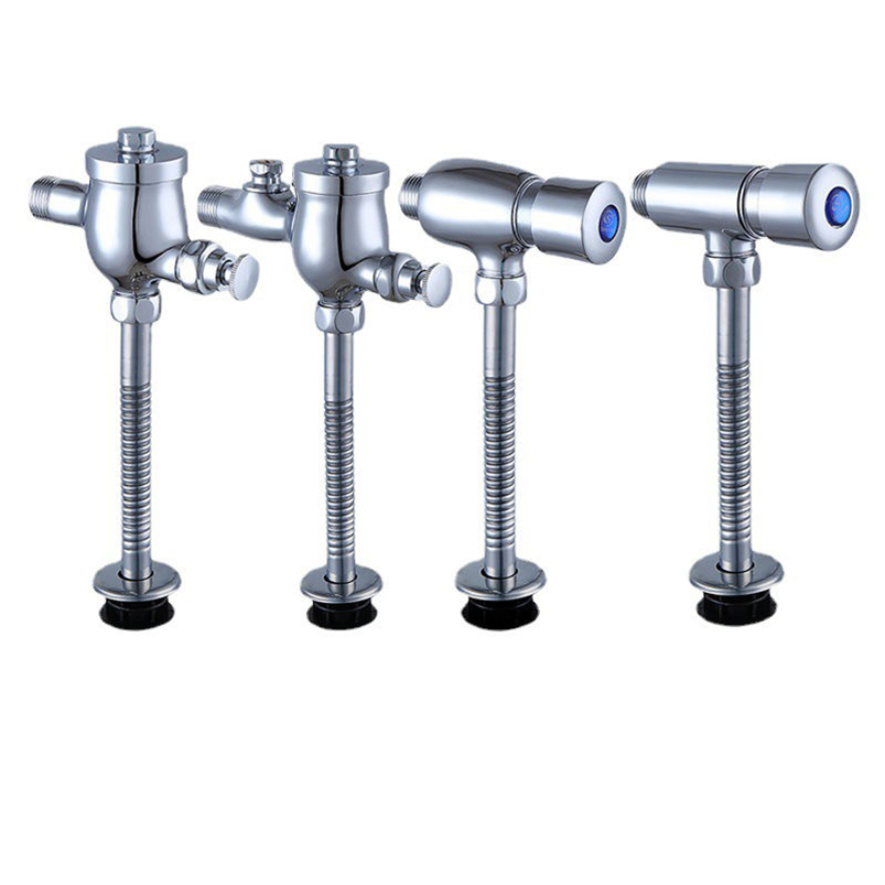 Wholesale Modern Standing Urinal Flush Valve: Automatic Time Delayed Sensor, Pedal Type, Brass Material, Chrome Finish
