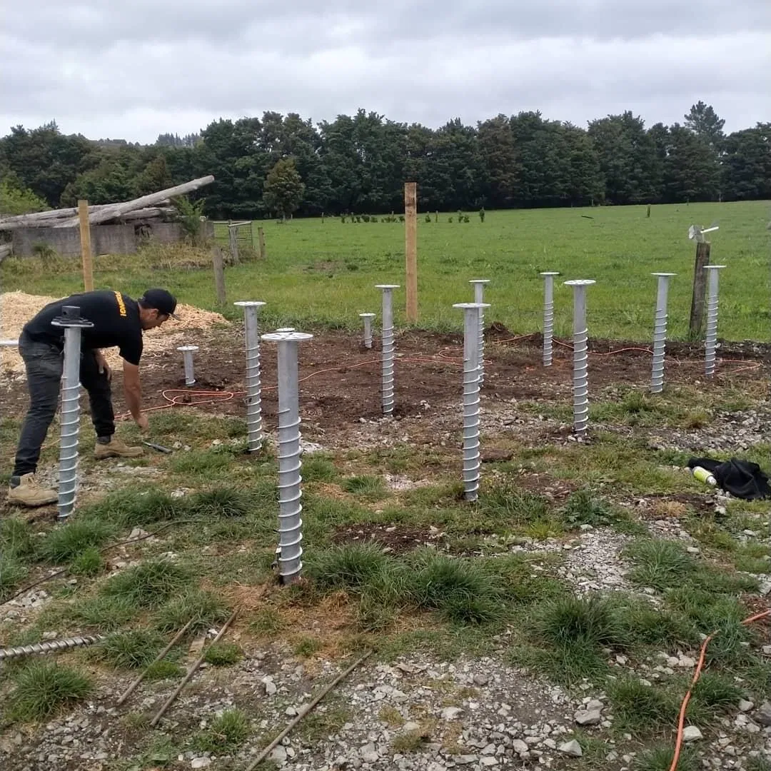 76-2000 mm Ground Screw Anchor Pile Large Quantity Hardware Screw Anchor