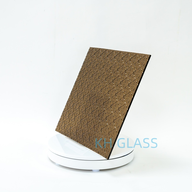 Stylish Privacy Enhancing Office Dividers Glass Screen Clear/Color/Tinted Pattern Figure Glass