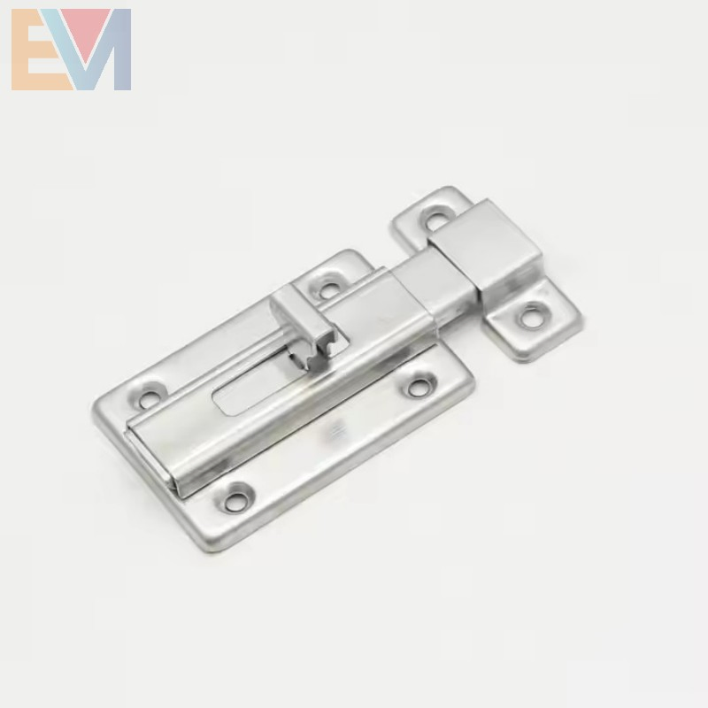 2inch 3inch 4inch Left Right Bedroom Door & Toilet Sanitary Door Bolt Stainless Steel Double-Headed Manual Latch