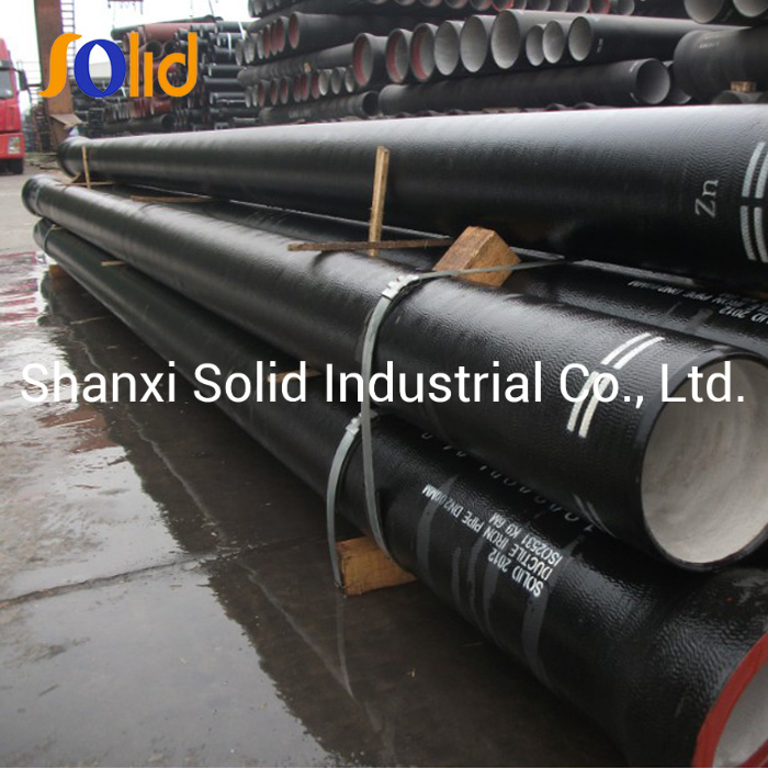 Galvanized Cement Lined Epoxy Coated ISO2531 Ductile Iron Pipe