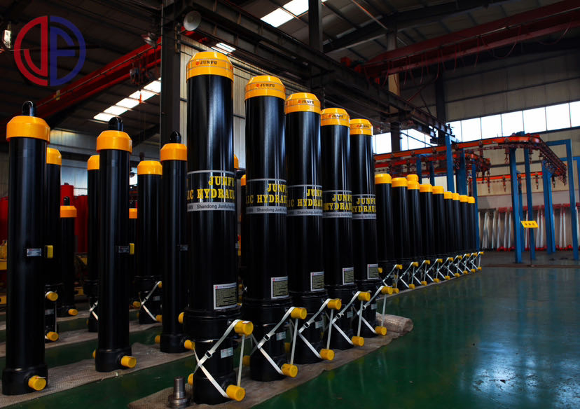 Гидроцилиндр телескопический 3/4/5-ступенчатый для самосвала