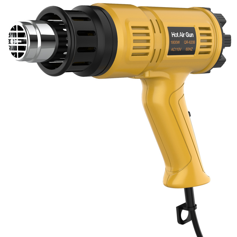 1800W Heavy Duty Hot Air Gun Digital Heat Gun Kit with Carry Case Variable Temperature Control for Shrink Wrap PVC Welding