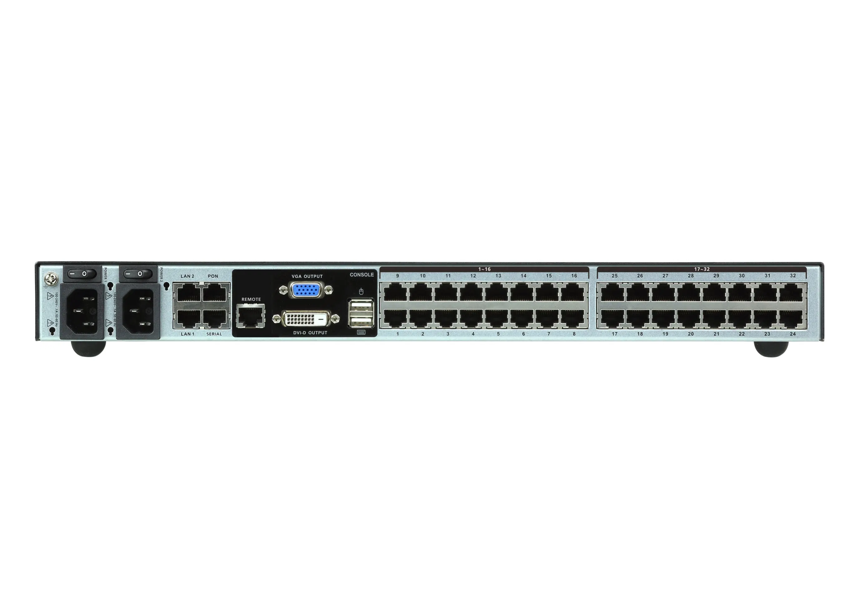 KVM-переключатель ATEN KN4132VA-AX-Z, 32 порта, IP-доступ