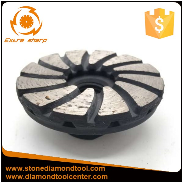 60/80/100mm Diamond Metal Grinding Cup Wheels for Floor