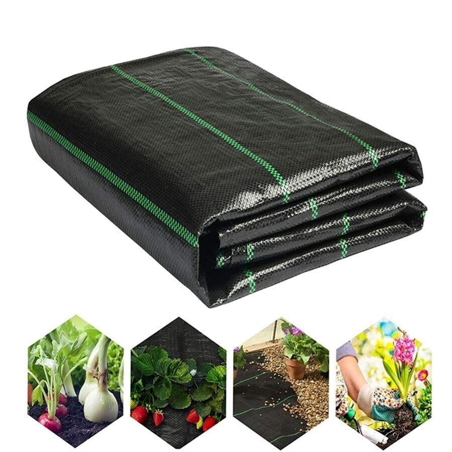 PP Woven Ground Cover Agricultural Plastic Mulch Products Weed Barrier Mat Control Fabric