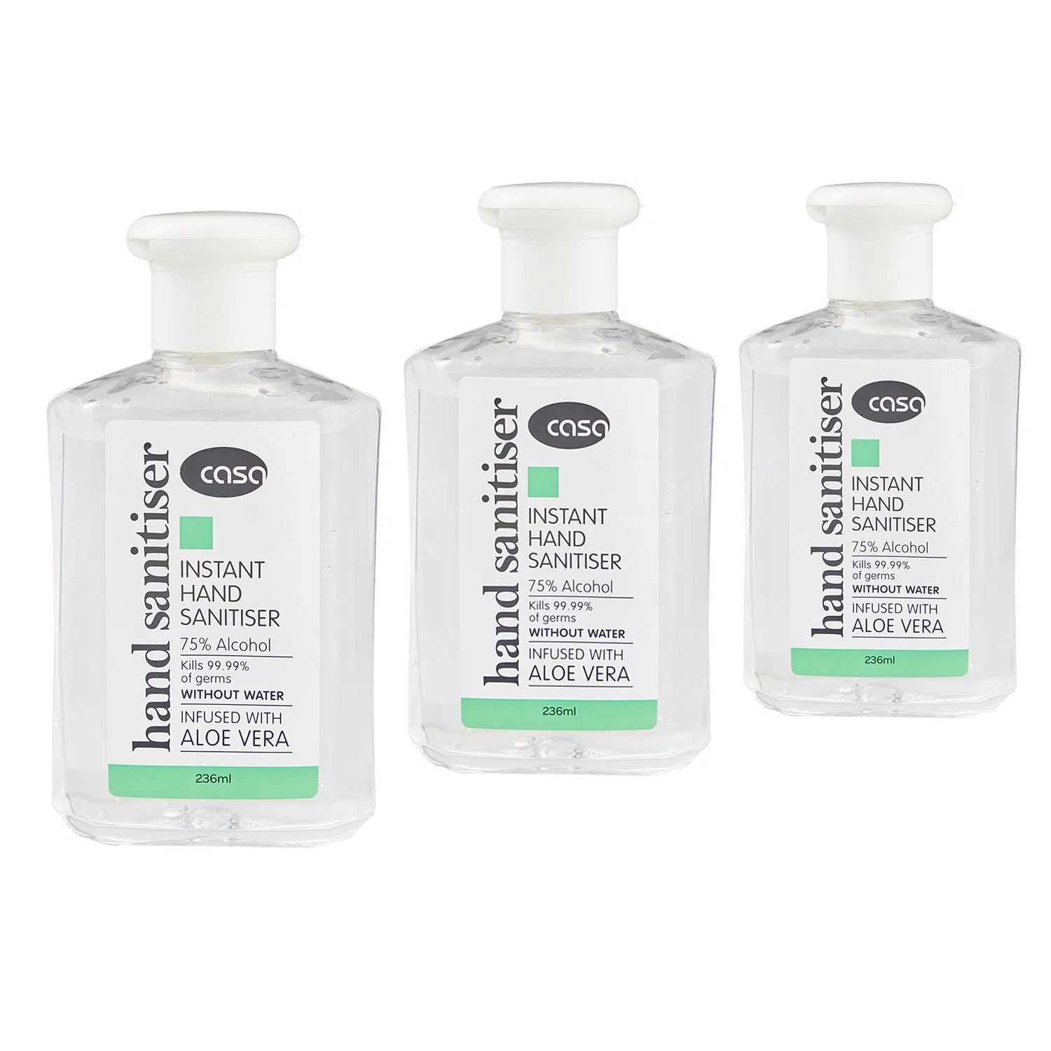 8 Ounce Anti-Bacterial Instant 75% Ethyl Alcohol Hand Sanitizer Gel