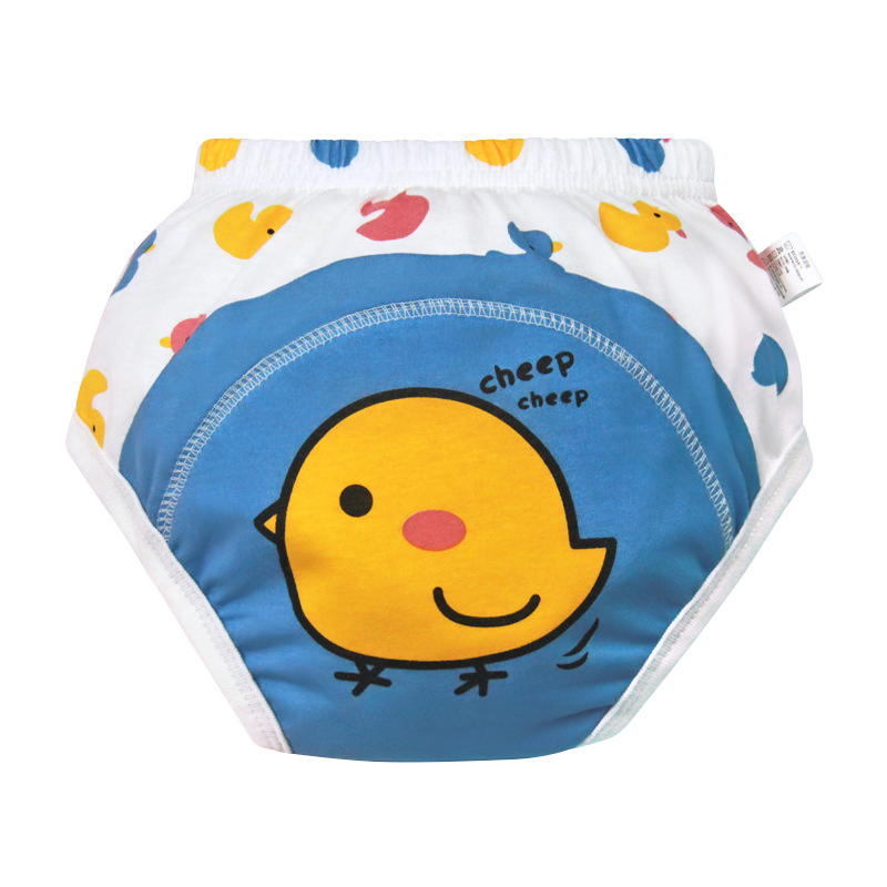 Colorful Cartoon Printing Baby Training Pants Cotton Baby Diaper in Bulk Pocket Washable Baby Underwear