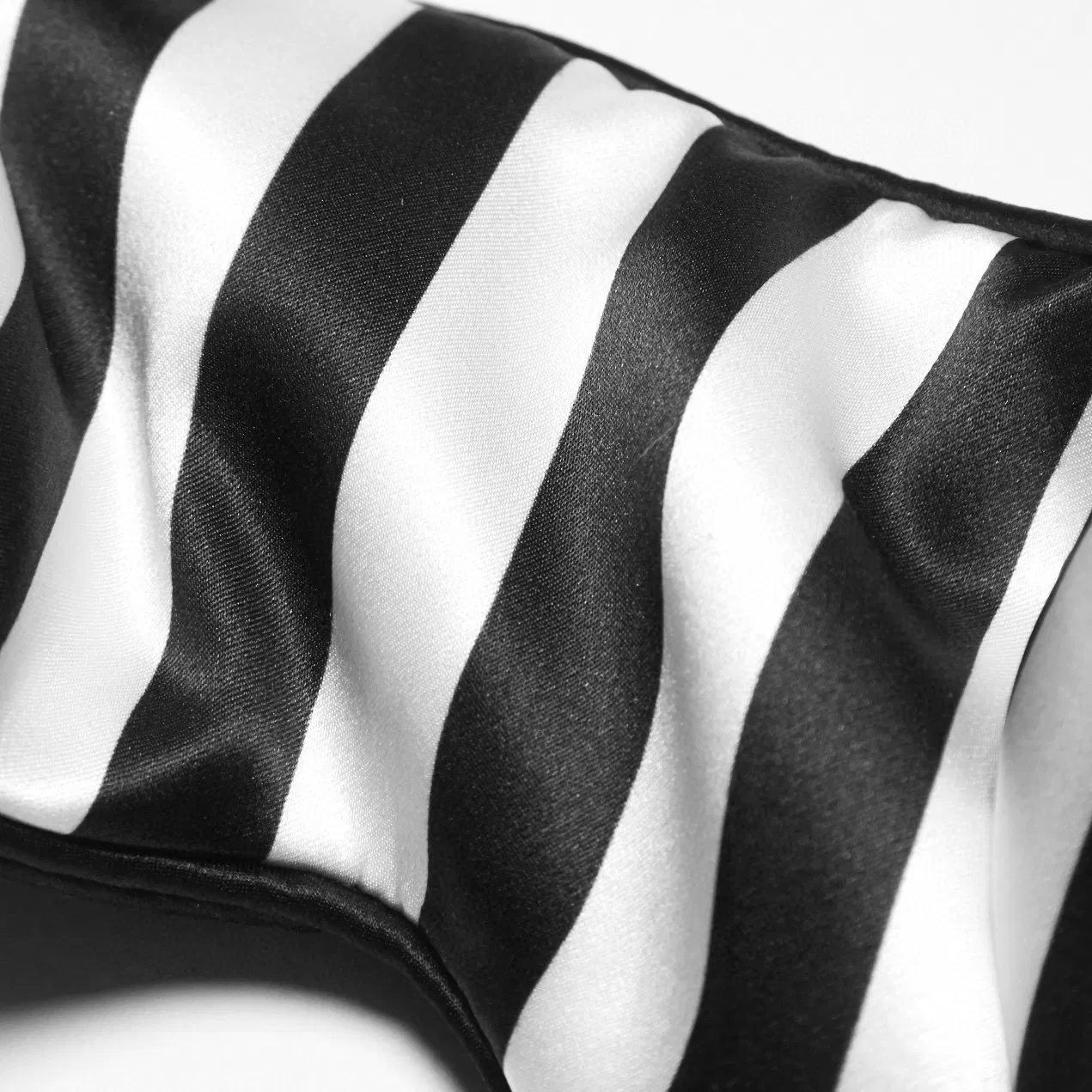 Custom Striped Digital Print 22mm 100% Mulberry Silk Sleep Eye Mask