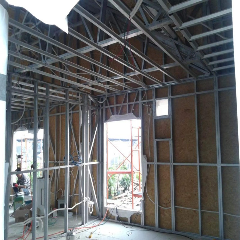 Customized 2 Story Luxury Prefabricated Building Light Steel Frame Homes Modular Home