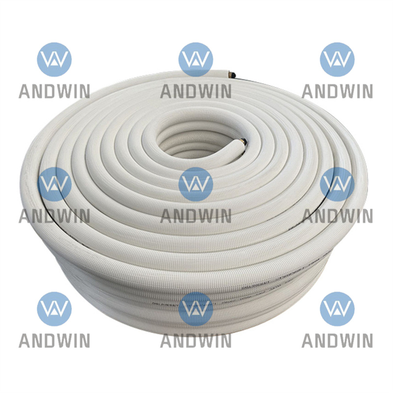 A/C White PE Copper Insulated Pipe Coil Line Set