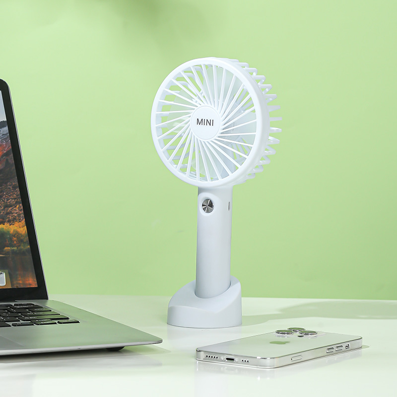 Handheld Cooling Fan CE Small Electric Fan, Portable USB Charging, Summer Appliances 4W 1200mAh Mini Desktop Fan