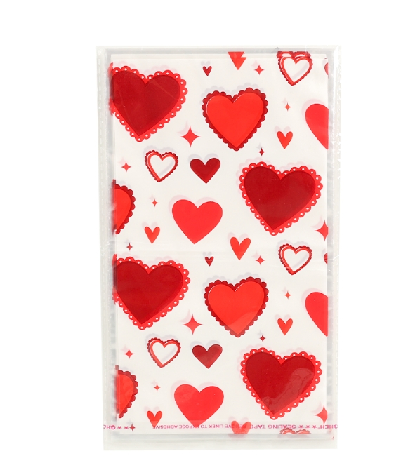 Hot Sale Flat Pocket Packaging Bag Custom Printing Plastic Party Treat Bags Candy Packaging Bags