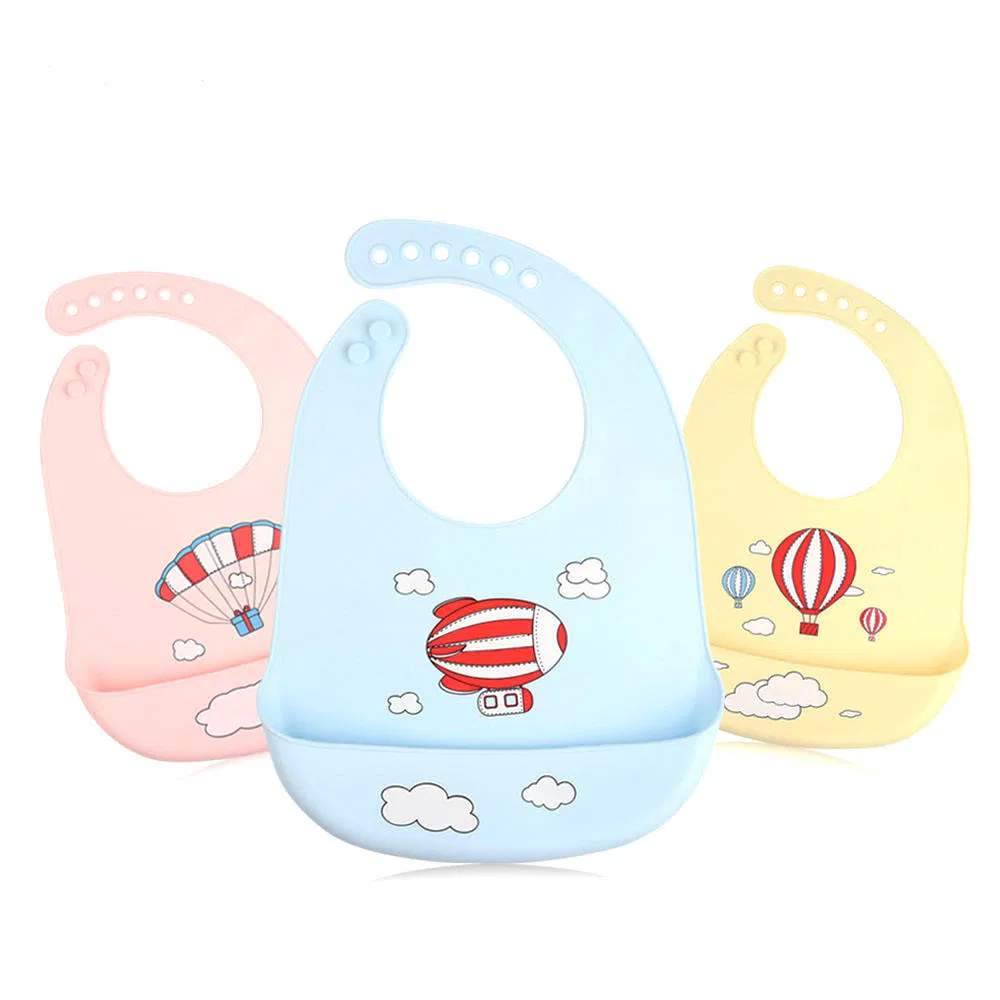 Cotton Baby Fashion Factory Price Printed Competitive Silicone Bib
