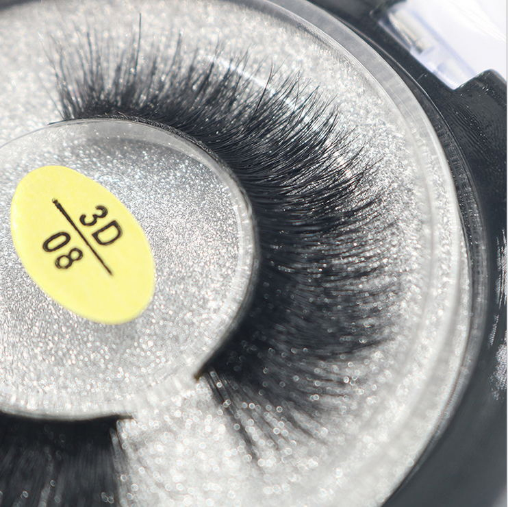 3D Soft Mink Hair False Eyelashes Handmade Wispy Fluffy Long Lashes Natural Eye Makeup Tools Faux Eye Lashes