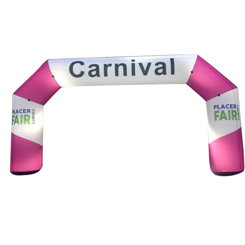 Rainbow Outdoor Running Inflatable Archway Start Finish Line Inflatable Arch for Sale