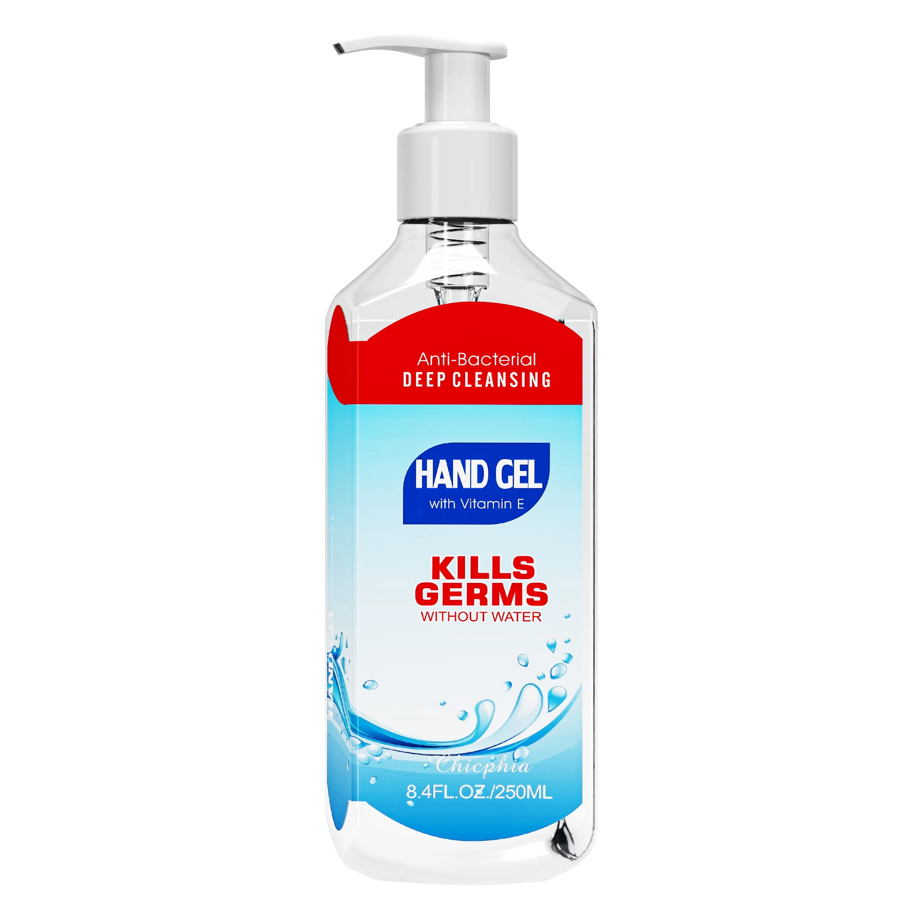 Unscented Fragrance Free Alcohol Based Deep Cleansing 500ml Hand Sanitizer Gel