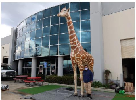 2023 New 10 FT. Custom Inflatable Realistic Giraffe