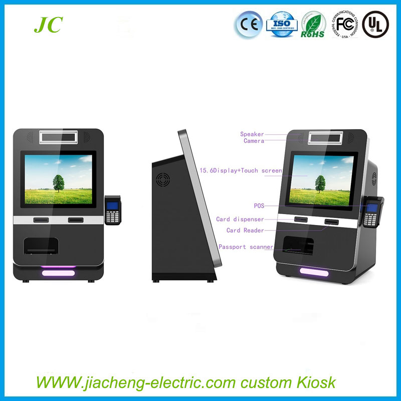 Hotel Desktop Check-in and Check-out Kiosk
